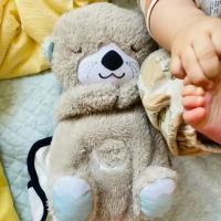 Oso De Peluche Suavizante Para Bebés Con Música Y Luz Compañero De Sueño Para Niños Material De Plush Relleno De PP Adecuado Para Todas Las Edades - details 3