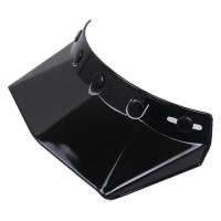 Visera Universal Para Casco De Motocicleta Con 5 Snap Pantalón De Bocina Y Escudo De Viento Tamaño Approx 25x22cm - details 0