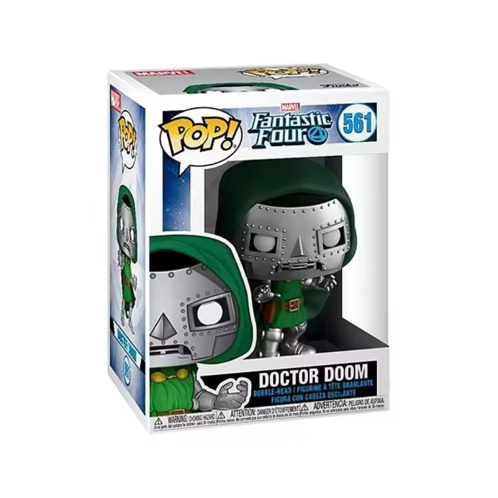 Funko Pop Los 4 Fantásticos Figura Doctor Doom con Cabeza Oscilante - 1