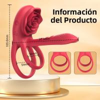 Anillo De Poderoso Vibrador Control Remoto Para Hombres Estimulador De G-Spot Y Clítoris Juguetes Sexuales Para Adultos Material De Silicona - details 6
