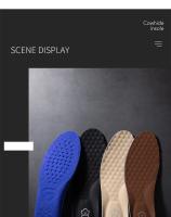 1Par De Suela De Cuero Para Zapatos Soporte De Arco Ortopédico Para Plantar Fasciitis Almohadillas Absorbentes De Choque De Cuero Vacío - details 8