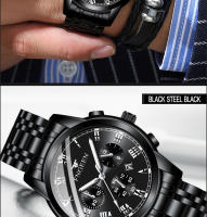 Reloj De Pulsera De Lujo Para Hombre BINBONG 2023 Reloj De Cuarzo Deportivo Resistente Al Agua Con Fecha Y Manos Luminosas Correa De Acero Inoxidable Estilo Casual - details 14