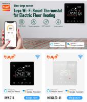 Termostato Inteligente WiFi Para Habitación Tuya Compatible Con Alexa Y Google Home Controlador Digital De Temperatura Programable Para Sistemas De Calentamiento Por Piso O Boilera - details 1