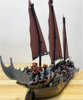 Bloques De Construcción Pirate Ship Fantasma Para Niños Y Adultos DIY Educativo Juguetes De Cumpleaños 806 Piezas Ambush Boat - details 2