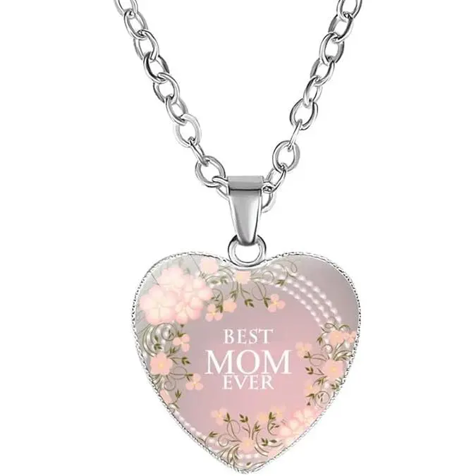 Regalo del Día DE LA Madre escote en forma de corazón, cumpleaños de la madre regalo de Acción de Gracias de Navidad para Mamá - 1