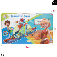 COLORBABY - Mini canasta baloncesto infantil, 2 jugadores, juego de mesa, basket electrónico, con marcadores y lanzadores, 2 niveles, control de volumen y tiempo, incluye 6 pelotas - details 6
