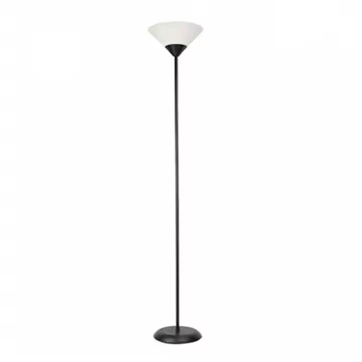 Lámpara de pie modelo miami color negro e27 60 w edm - 1