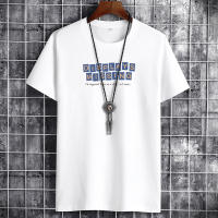 Camiseta De Algodón Para Hombre Estampada Con Letras Estilo Anime Suelta Y Cómoda Para El Verano Con Cuello Redondo - details 3