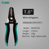 Alicates Multifuncionales Para Despegar Y Amartillar Cable De 6-7 Pulgadas Herramienta De Electricista Y Desarmado De Redes De Cable Material De Acero Al Carbono - details 1