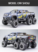 Modelo De Coche De Aleación Mercedes-Benz X-Class Pickup 1:28 Para Niños Vehículo Off-Road Con Acústica Y Luz Puerta Abre Juguete Educativo - details 5