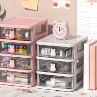 Caja de almacenamiento de conejito que ahorra Espacio, Caja de almacenamiento multifuncional con Patrón de conejito adaptado para ordenar dormitorios de estudiantes - details 5
