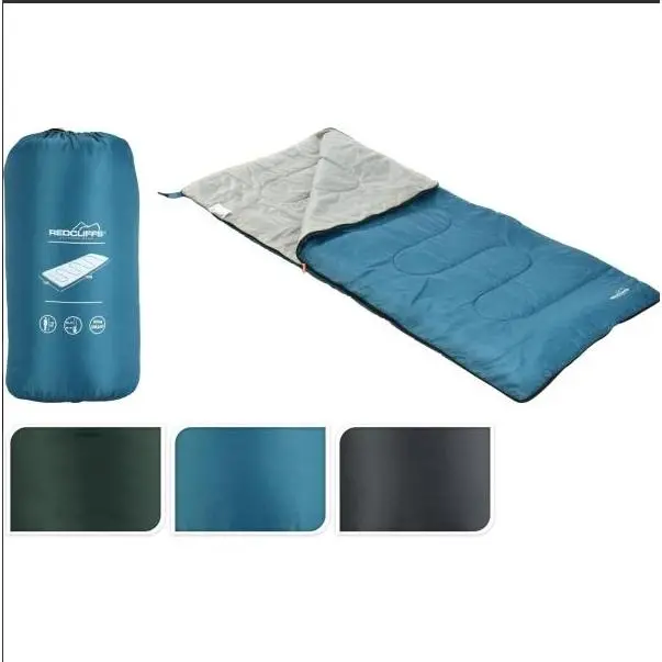 Colchón de camping portátil en forma de bolsa - 180 x 74 cm, color negro, verde, azul (opción a elegir) - 1