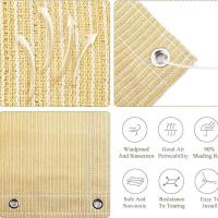 Tela de sombra para exteriores, cenadores, terrazas y patios traseros, con protección UV, material resistente al calor, ojales reforzados. - details 4
