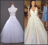 Petticoat De Tulle Para Boda Sin Aros 4/6/8 Capas Accesorios De Vestido De Novia Estilo A-Line Abanico Ancho Y Puff - details 4
