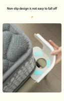 4Pcs Clip Para Sábana Invisible Con Cinta De Bloqueo Soporte Para Sábanas De Cama Fijador De Funda De Cama Material Poliéster/Celulosa - details 3