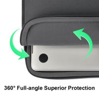 Bolsa Para Portátil Compatible Con Xiaomi Lenovo Dell Funda Para Macbook Air pro Retina 13 14 15 15.6 Pulgadas Estilo Casual Material De Tela De Algodón Cierre Con Cremallera Unisex - details 2
