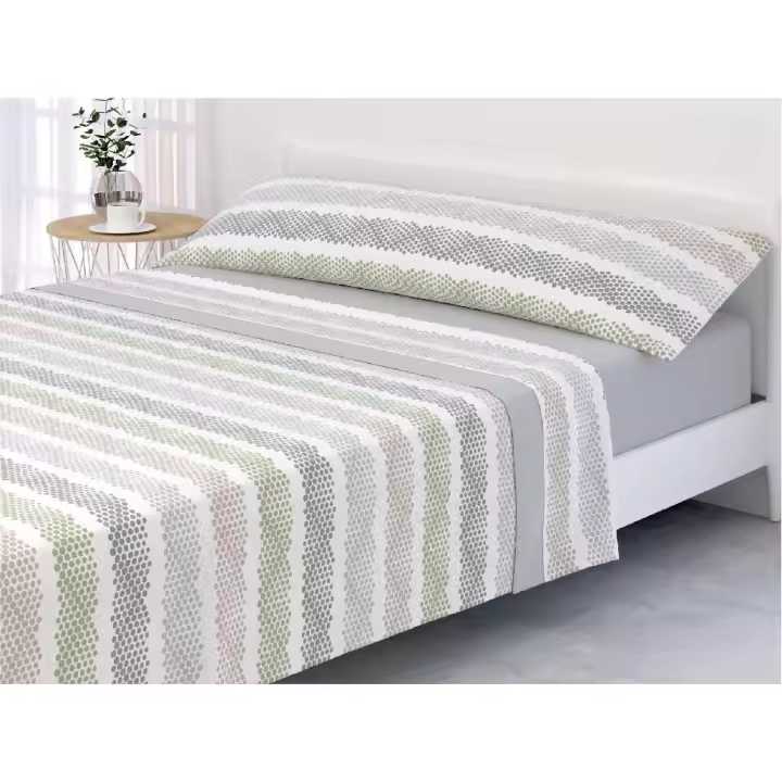 Mercatienda.es Sábanas Térmicas de Pirineo - 120g - Confort Invernal Lima Gris - Suaves y Económicas - 1