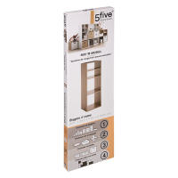 Estantería natural con 2+2 compartimentos Mix n'modul marca 5 five - details 0