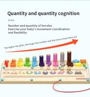 Juego De Puzzle Magnético Montessori Para Niños Tablero De Laberinto De Colores Y Números Madera Juguete Para Desarrollo De Habilidades Motoras Finas Edad Recomendada 3-6 Años - details 11