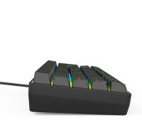 Teclado Cableado De 61 Teclas Con Luz RGB De Colores Coincidentes Sensación Mecánica Pequeño Juego Para Niñas Con Estilo TPC Line - details 12