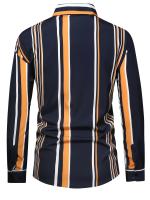 Camisa Casual Para Hombre FGKKS 2024 De Tendencia Estampada De Alta Calidad High Street Wear De Verano Con Cuello En V Y Mangas Largas - details 2