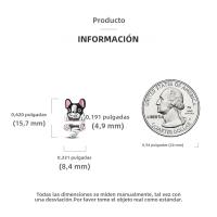 Encanto De Colgante De Árbol De Familia Platinado En Plata Para Pulsera De Bangle Y Collar DIY Regalo Con Doble Vuelo Aéreo - details 37