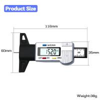 Gauge De Grosor De Neumáticos Para Coche Medidor De Profundidad De Rueda Para Monitoreo Seguro Y Detección De Desgaste De Neumáticos Calibrador De Seguridad Automotriz - details 3