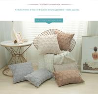 Forma de la cintura de felpa Cojín Cojín Funda de almohada Invierno Sala de estar Sofá Funda de cojín - details 1