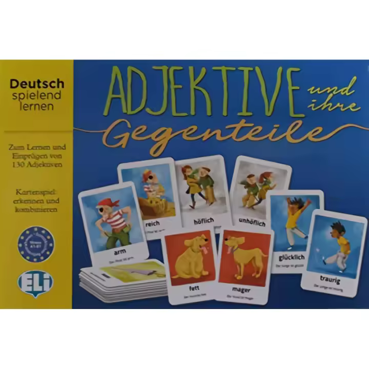 Libro ADJEKTIVE UND IHRE GEGENTEILE (JUEGOS ALEMAN). Editorial ELI Año 2020 Autor  ISBN 9788853628190 - 1