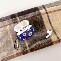 Funda Protectora Para AirPods 3 2 1 Pro2 pro Estilo Azul Con Patrón Ocular Avanzado Funda Suave De Película Adecuada Para Auriculares Y Cabezos - details 5
