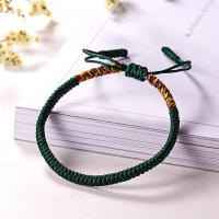 Pulsera Ajustable De Hilo Rojo Para Mujeres Y Hombres Hecha a Mano Con Nudos Budistas De Tíbet Pulsera De Oración De Sueños Joyería De Amistad Regalo - details 15