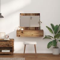 Espejo de Tocador Colgante vidaXL Madera Antigua 83x40x70 cm - details 2
