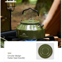 Tetera Silbante Portátil De 1.4L Con Mano Para Acampar Cocinar Y Viajar Material De Aluminio No Plegable Resistente Al Calor - details 2