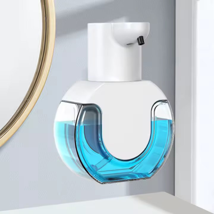Dispensador De Jabón Automático Sin Contacto Blanco Material ABS De Alta Calidad Máquina De Lavar Manos Con Carga USB - 1