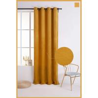 Cortinas de satén resistentes a las arrugas para decoración de fiesta, cortina tercio pelo con diseño ornamental de tipo abanico 150X260 cm poliéster.Color sólido para el hogar, sala de estar y dormitori - details 2