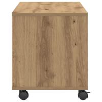 Mueble de TV vidaXL de roble artesanal 90x35x35 cm en madera elaborada - details 4