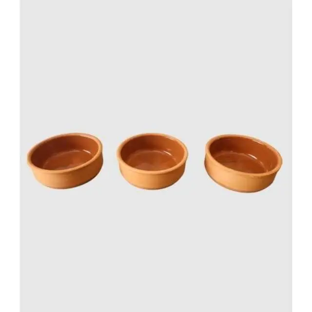 Set 3 Ramequin Marrón Ceramica Ekilikuahome - 12 Cm Resistente Al Calor - 1