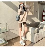 Shorts De Yoga Para Mujer Cintura Alta Deporte Fitness Callejero Casual Pantalones Terciarios Estrechos Para Ejercicio - details 15