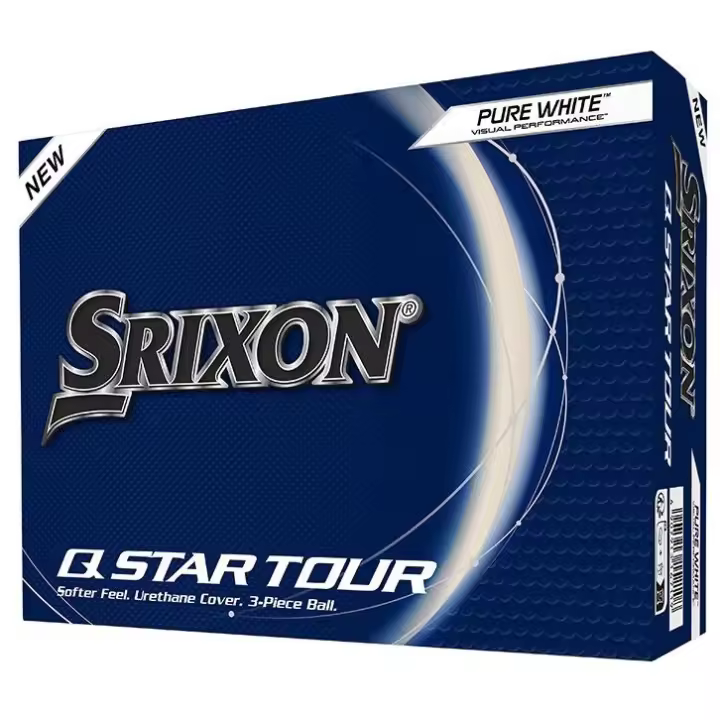 Srixon 12 bolas de golf Q-Star Tour blancas modelo 2024. Bolas de gama alta de tres capas - 1