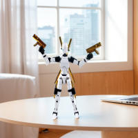 Figura De Acción 13 Titan Multi-articulada Robot Transformable Con Perro Juguete Educativo Para Niños Regalo Ideal - details 8