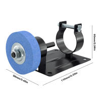 Soporte De Taladro Eléctrico Con Base De Esmaltadora Y Rueda De Molienda Kit De Conversor De Pulido De Metal Y Afilado Para Taladro Eléctrico - details 10