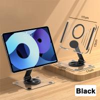 Soporte Ajustable Para Tableta Acrílico Plegable Soporte De Mesa Para iPad Samsung Huawei Xiaomi Compatible Con Pad Universal 360° Giratorio - details 10