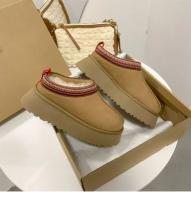 Botas De Nieve Para Mujer 2024 Con Plush Interior Cálido Y Confortable Botas De Plataforma Sin Tacón Material De Suela RUBBER Talla True British Style - details 5