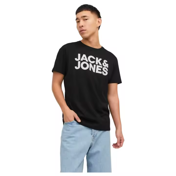 Camiseta de Manga Corta Jack&Jones  para hombre en color negro - 1