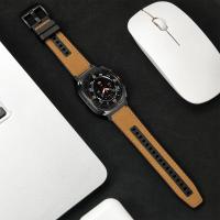 Correa De Cuero Y Silicona Para Samsung Galaxy Watch 7 Ultra 47mm Deporte Unisex Pulsera De Cierre De Hebilla Para Reloj Samsung 7 47mm - details 4