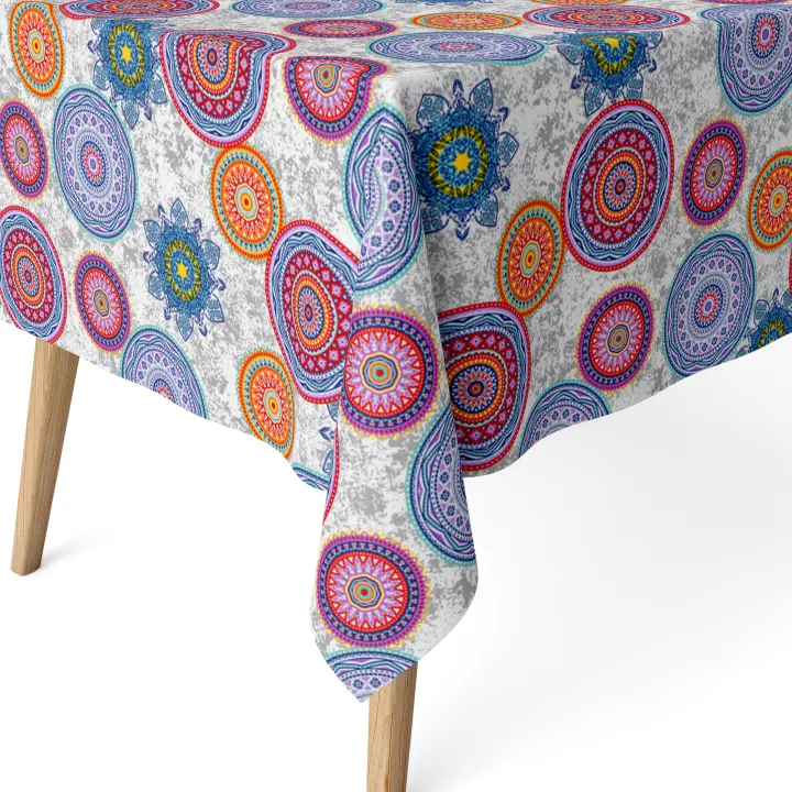 VALENTIA HOME Mantel Resinado Zante | Protege Tu Mesa | Impermeable y Antimanchas - 1
