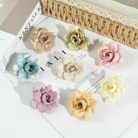 20Pcs Cabezas De Flores Artificiales Rosa 5cm Silken Para Decoración De Hogar Boda Fiesta Accesorios De Coronas De Flores - details 6