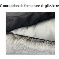 Cojín grande para sofá para perros, cama extraíble para perros, colchón para perros con fondo antideslizante, cómodo colchón para perros adecuado para sofá, cama, suelo-gris degradado-S (90 x 85 x 16 cm) - details 3