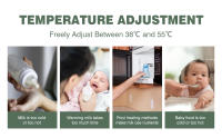 Calentador De Botella De Leche Y Fórmula USB Con Pantalla LED 5 Temperaturas Ajustables Mantenedor De Calor Para Bebé Latex Free PVC Free BPA Free - details 5