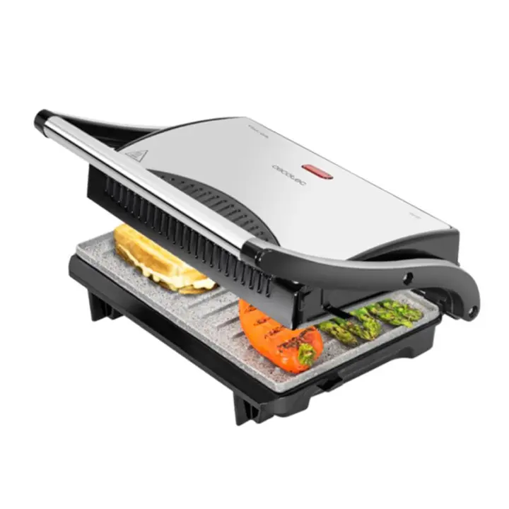 Parrilla eléctrica Cecotec Rock'nGrill 700W negro/inox - 1